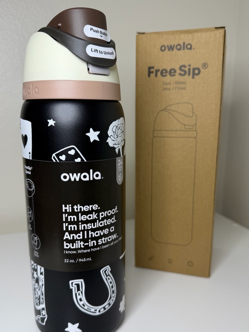 NWT Owala FreeSip 32 oz Good Luck Urban Outfitters Exclusive / Rare